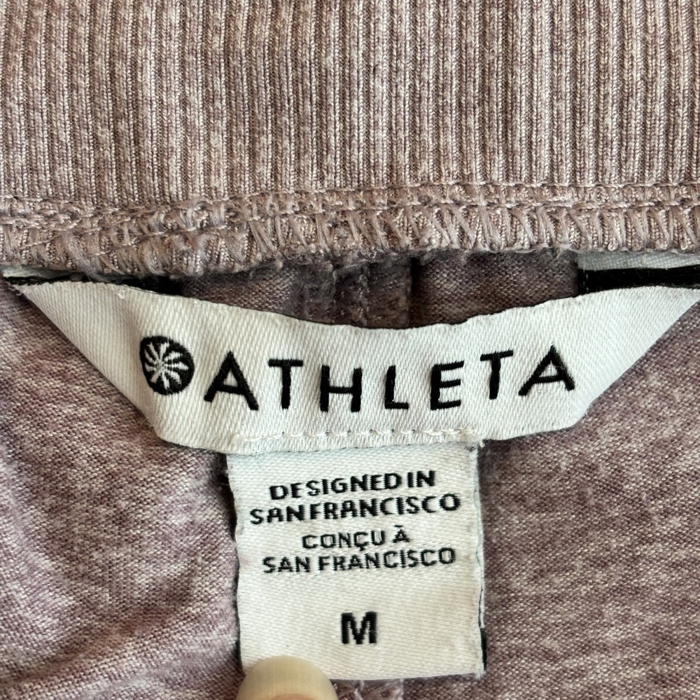 Athleta Flora Mauve Velvety Pink Uptempo Jogger Size M - Picture 6 of 11